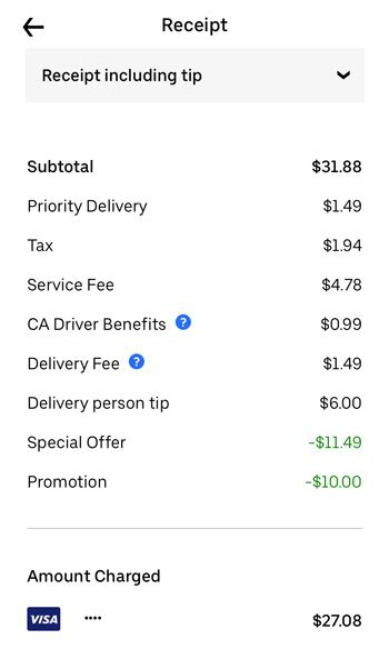 Uber eats service fee. Things To Know About Uber eats service fee. 